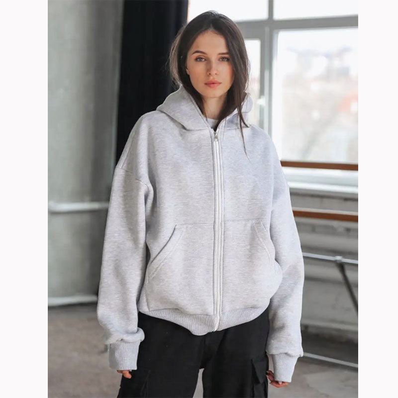 Damer oversized hoodiesweatjacka Mirla-Eva Jonsson