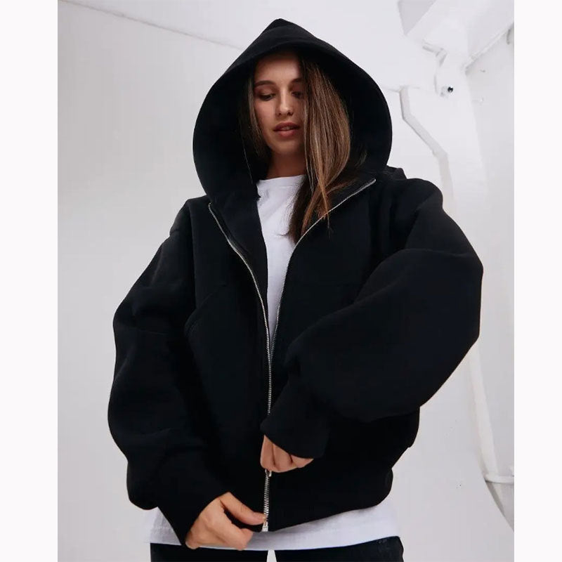 Damer oversized hoodiesweatjacka Mirla-Eva Jonsson
