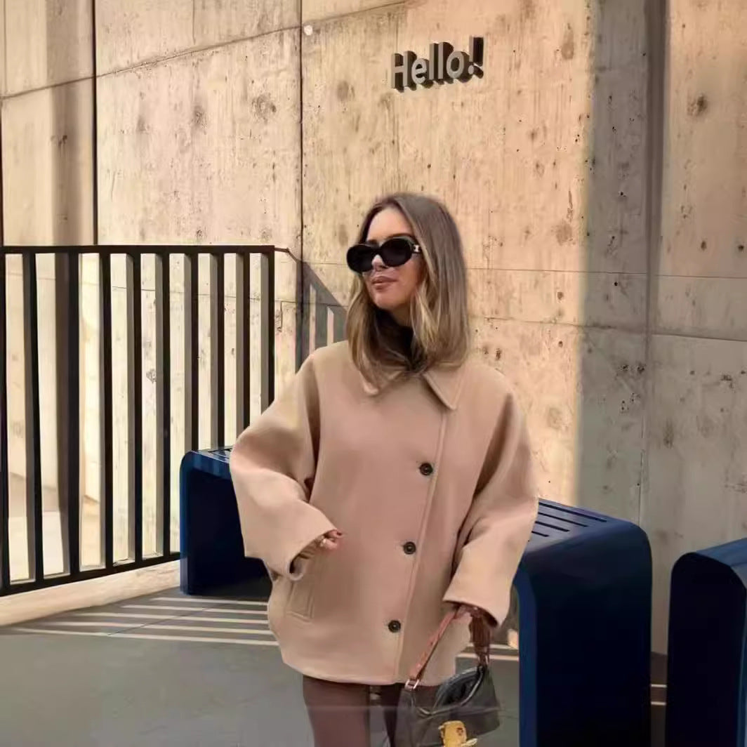 Damer oversized jacka i högkvalitativt material Mirla-Eva Jonsson