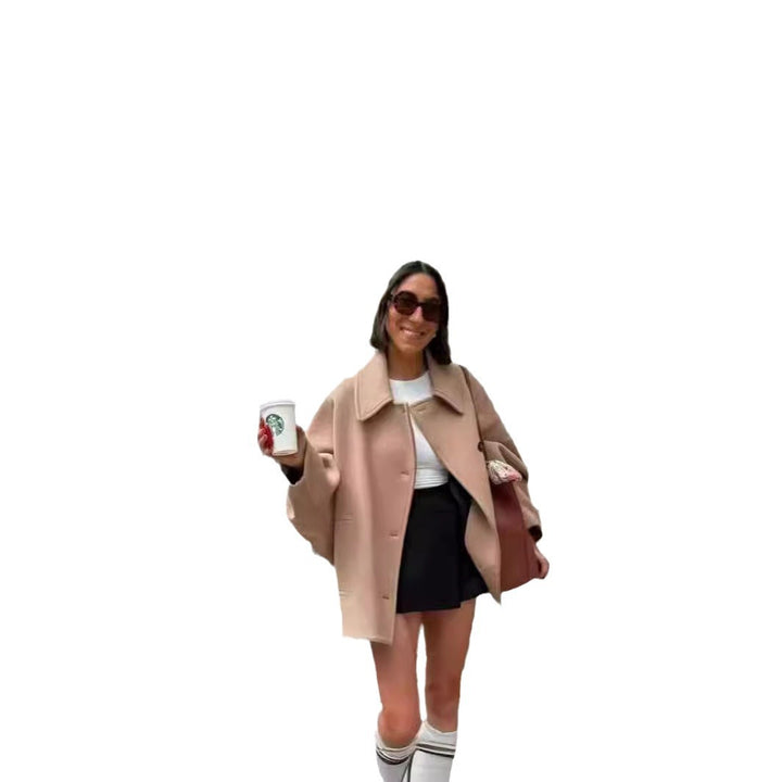 Damer oversized jacka i högkvalitativt material Mirla-Eva Jonsson
