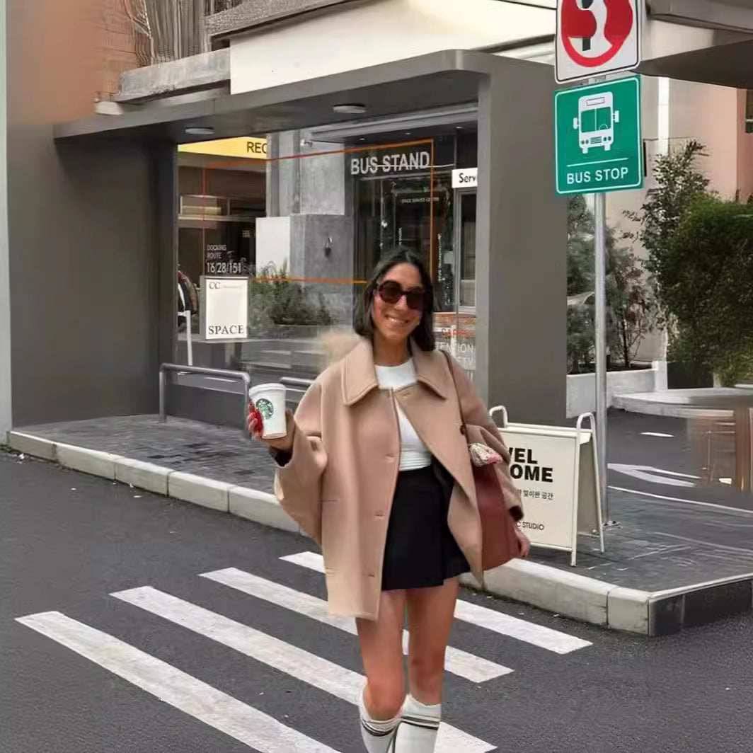 Damer oversized jacka i högkvalitativt material Mirla-Eva Jonsson
