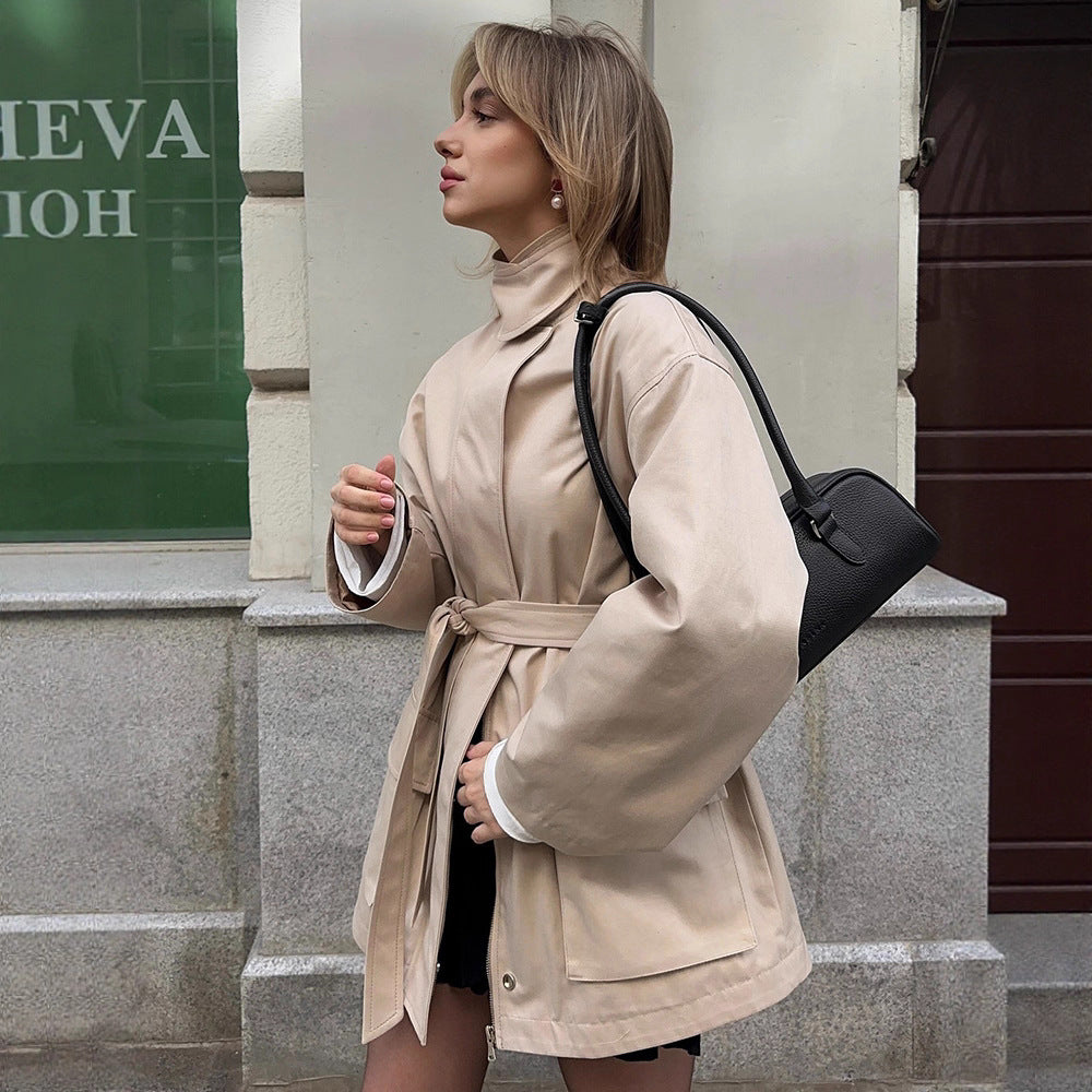 Damer oversized konstläderjacka Mirla-Eva Jonsson