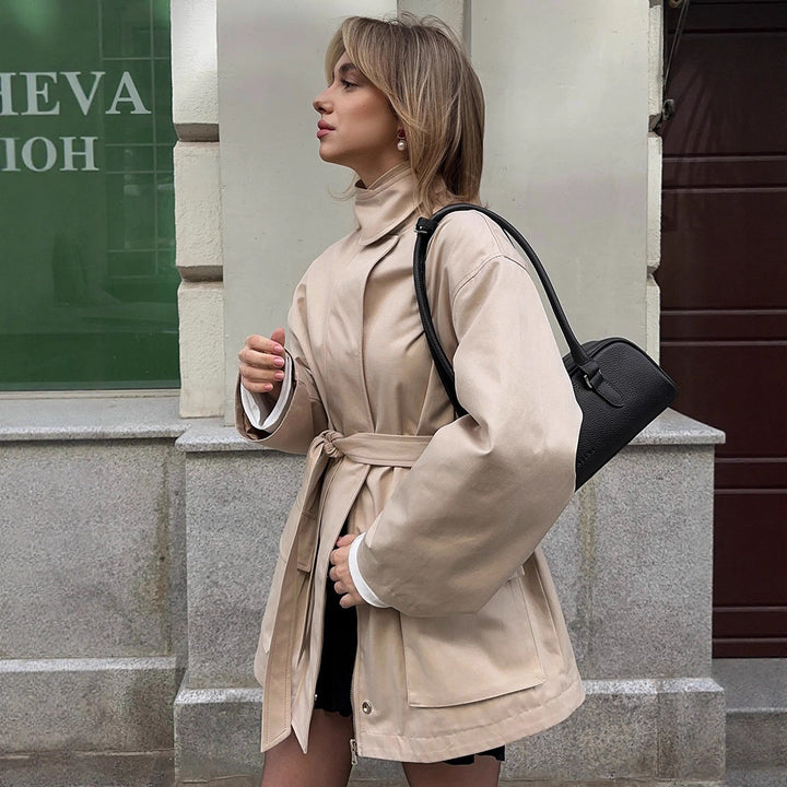 Damer oversized konstläderjacka Mirla-Eva Jonsson