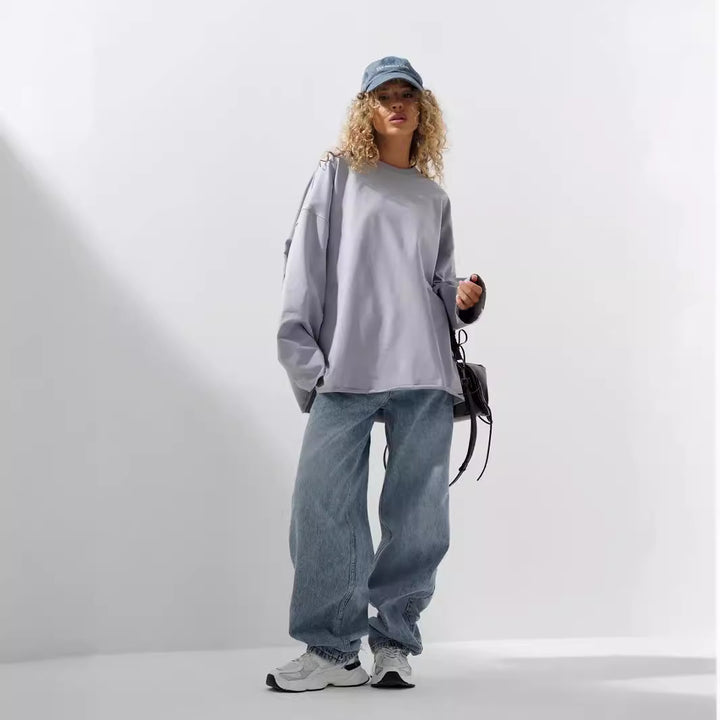 Damer oversized långärmad tröja Mirla-Eva Jonsson
