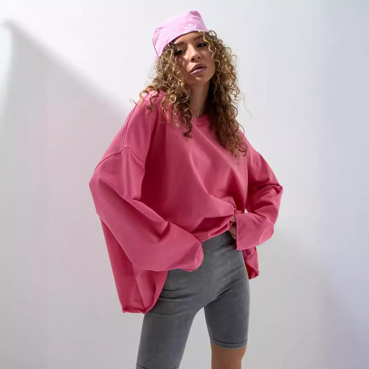 Damer oversized långärmad tröja Mirla-Eva Jonsson