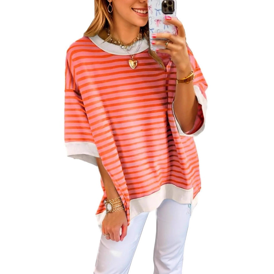 Damer oversized randigt T-shirt Mirla-Eva Jonsson