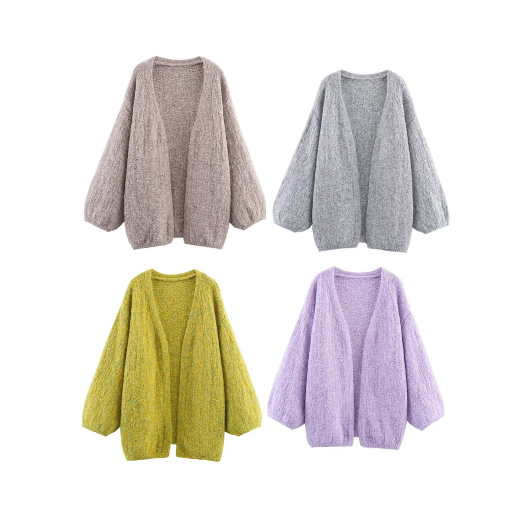 Damer oversized stickad jacka Mirla-Eva Jonsson