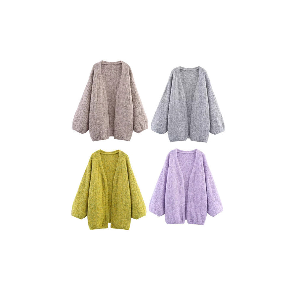 Damer oversized stickad jacka Mirla-Eva Jonsson