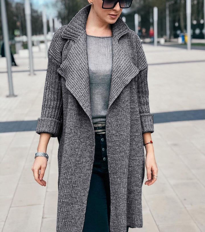 Damer oversized stickad kappa Eva Jonsson-Eva Jonsson