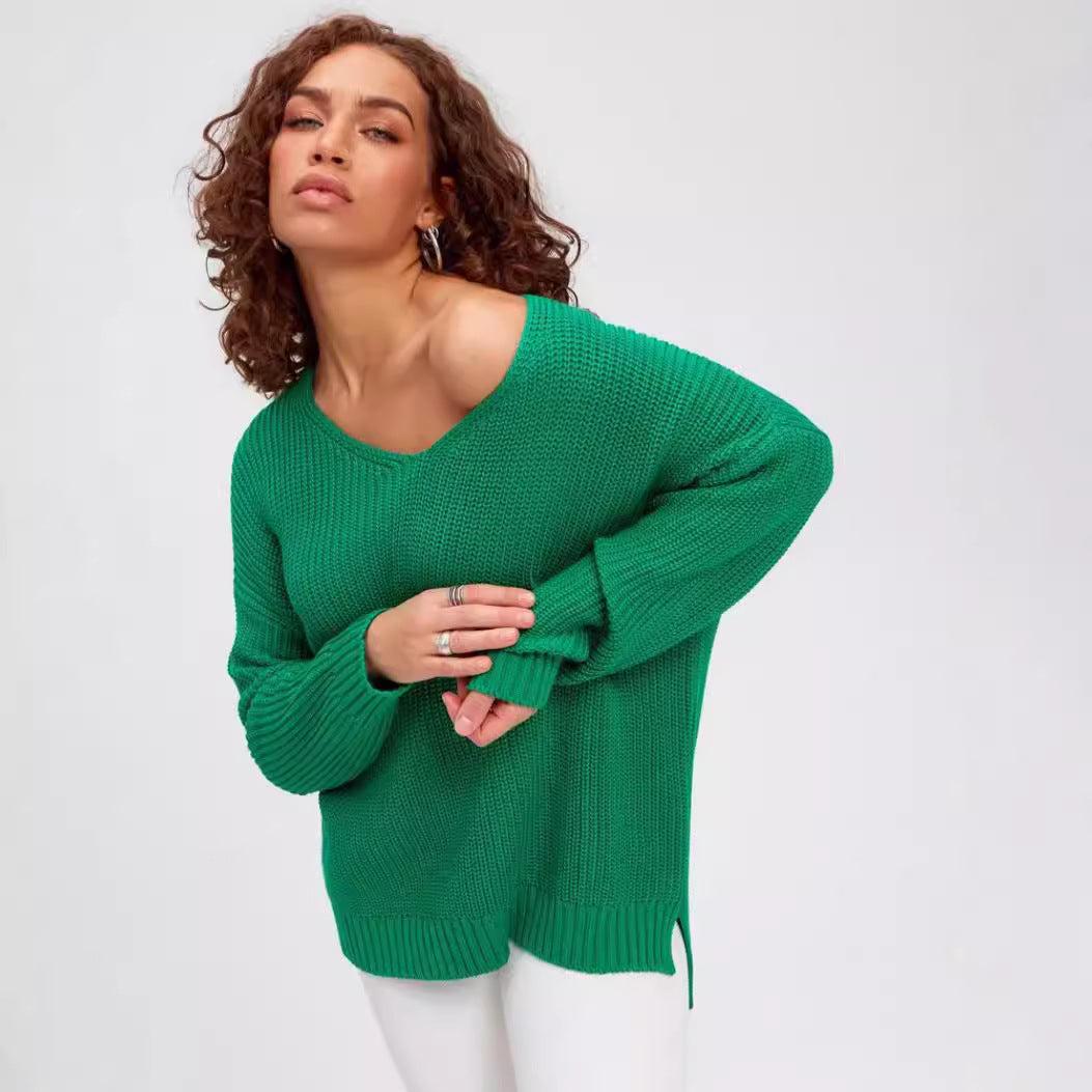 Damer oversized stickad tröja Eva Jonsson-Eva Jonsson