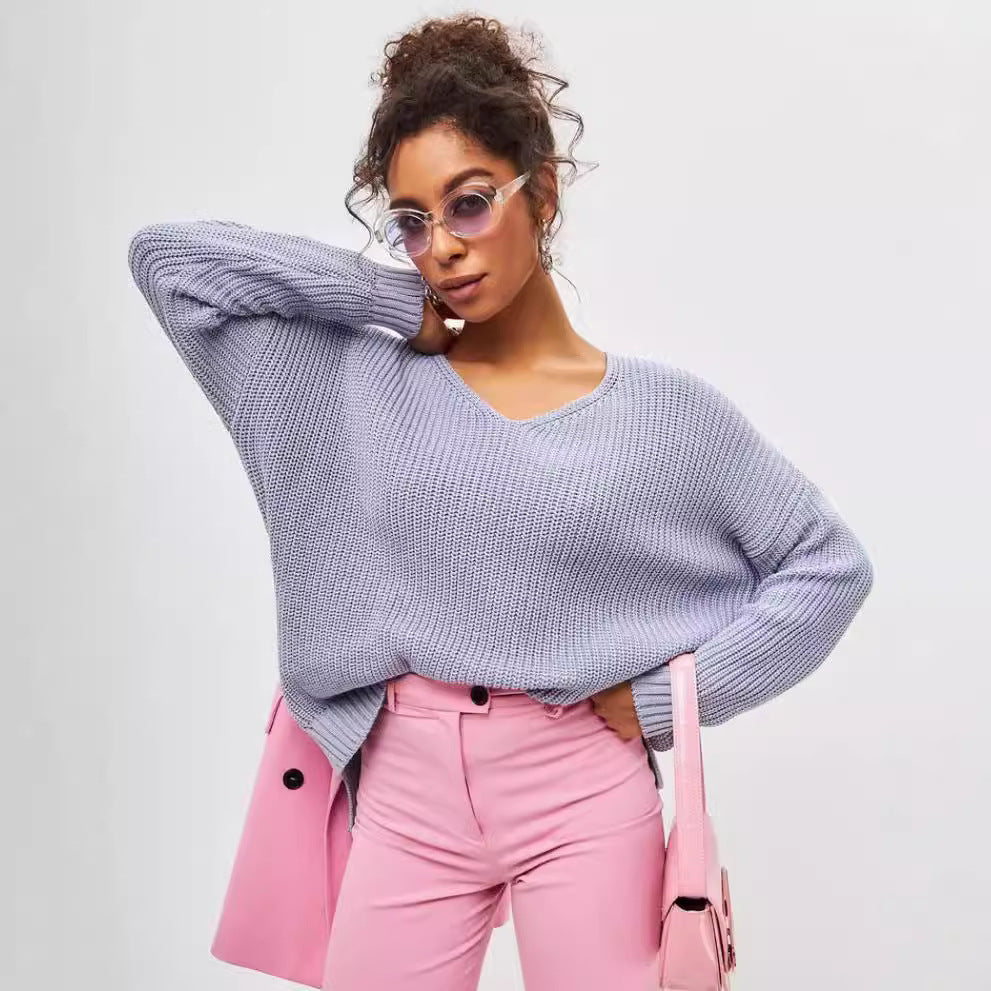 Damer oversized stickad tröja Eva Jonsson-Eva Jonsson