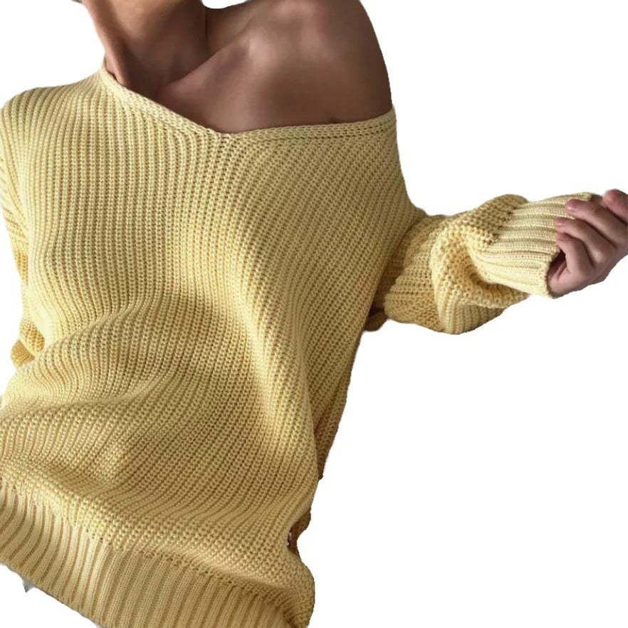 Damer oversized stickad tröja Eva Jonsson-Eva Jonsson