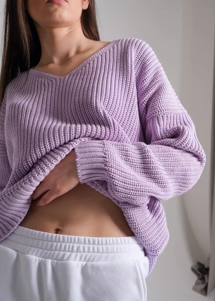 Damer oversized stickad tröja Eva Jonsson-Eva Jonsson