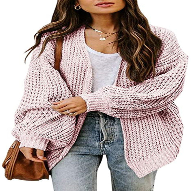 Damer oversized stickad tröja med vid passform och djup ryggskärning Eva Jonsson-Eva Jonsson