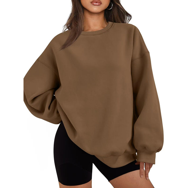 Damer oversized sweatshirt med komfort och voluminösa ärmar Mirla-Eva Jonsson