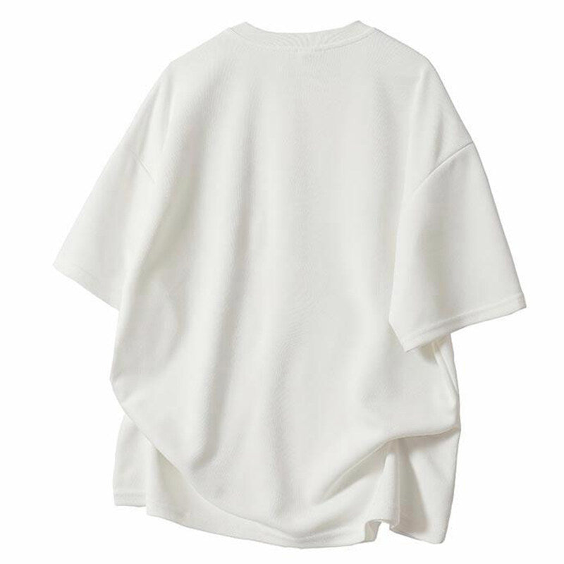 Damer oversized t-shirt med modern passform och dekorativa detaljer Mirla-Eva Jonsson