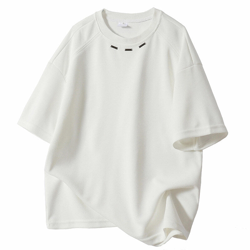Damer oversized t-shirt med modern passform och dekorativa detaljer Mirla-Eva Jonsson