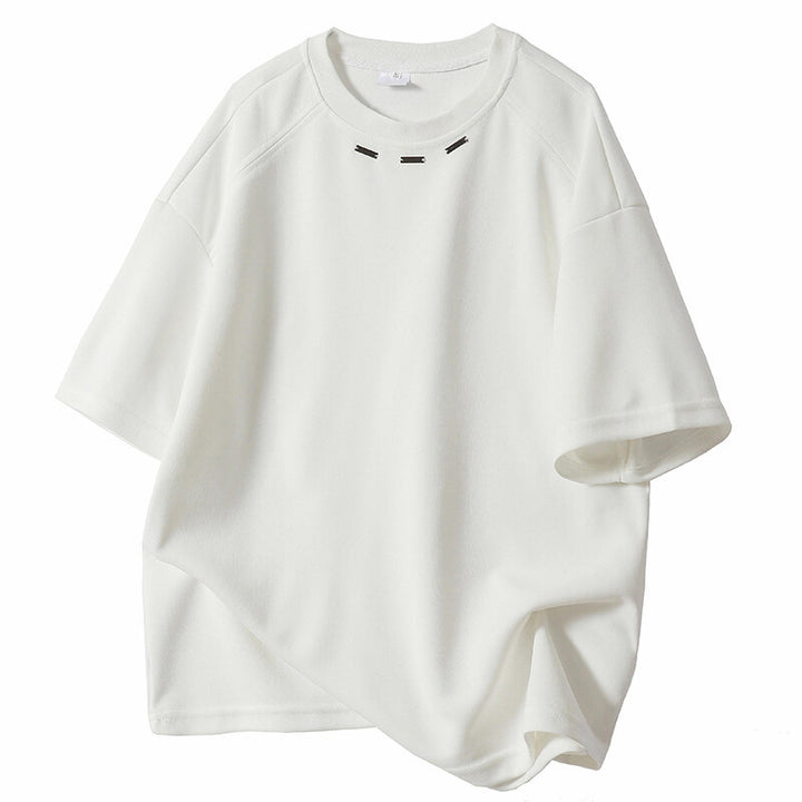 Damer oversized t-shirt med modern passform och dekorativa detaljer Mirla-Eva Jonsson