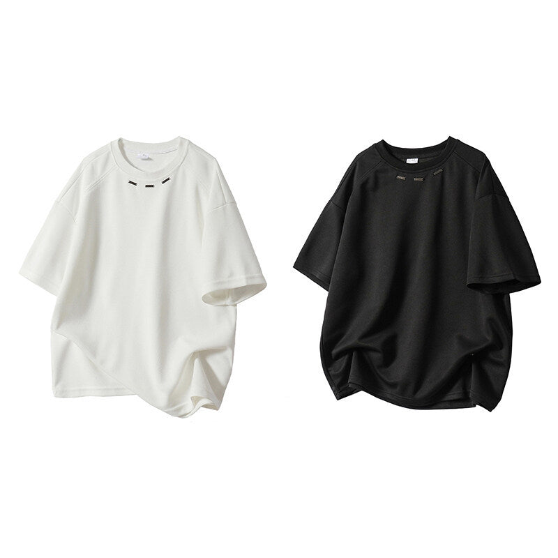 Damer oversized t-shirt med modern passform och dekorativa detaljer Mirla-Eva Jonsson