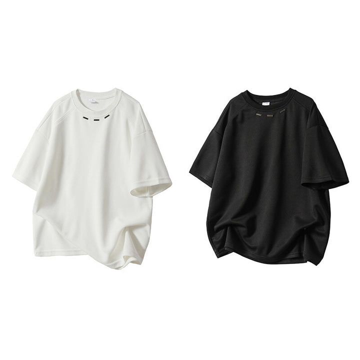 Damer oversized t-shirt med modern passform och dekorativa detaljer Mirla-Eva Jonsson