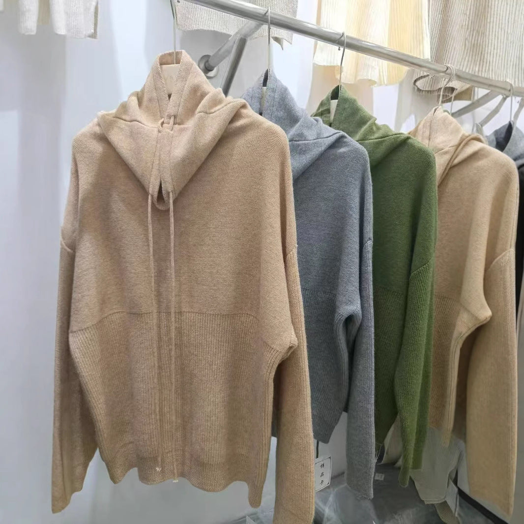 Damer oversized tröja med hög krage och avslappnad passform Mirla-Eva Jonsson