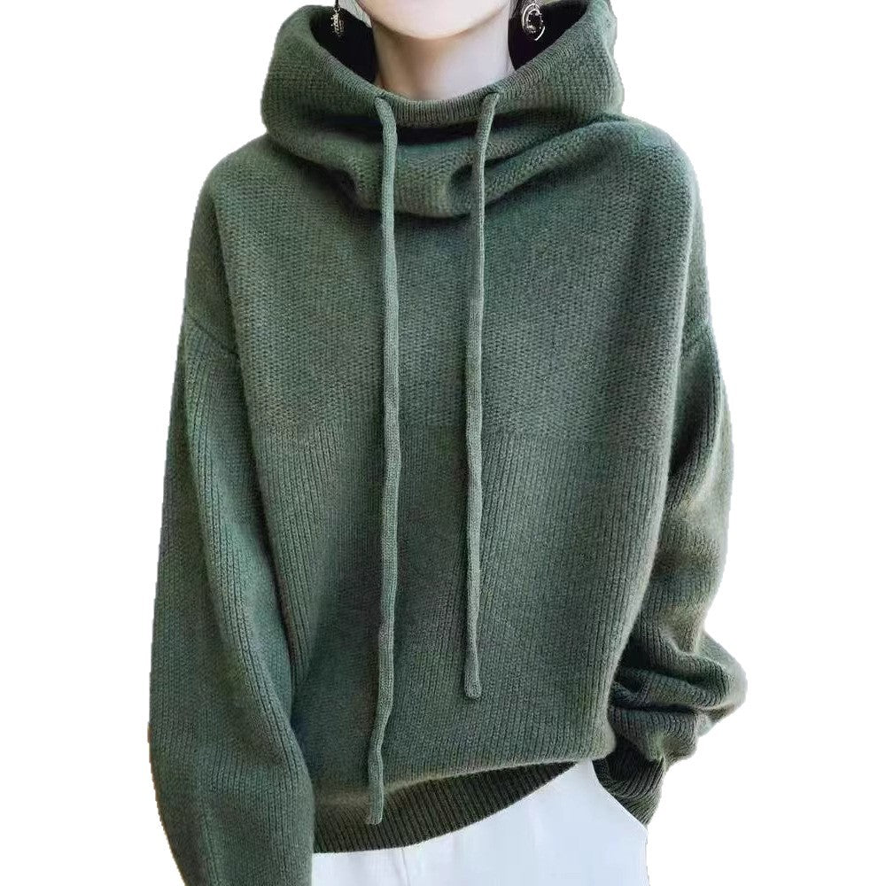 Damer oversized tröja med hög krage och avslappnad passform Mirla-Eva Jonsson