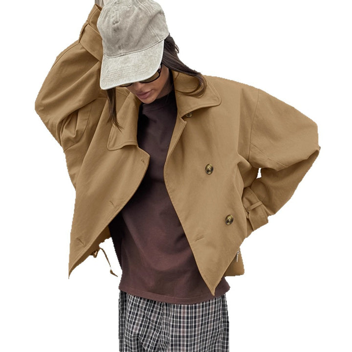 Damer oversized wrapjacka med avslappnad passform och praktiska fickor Mirla-Eva Jonsson