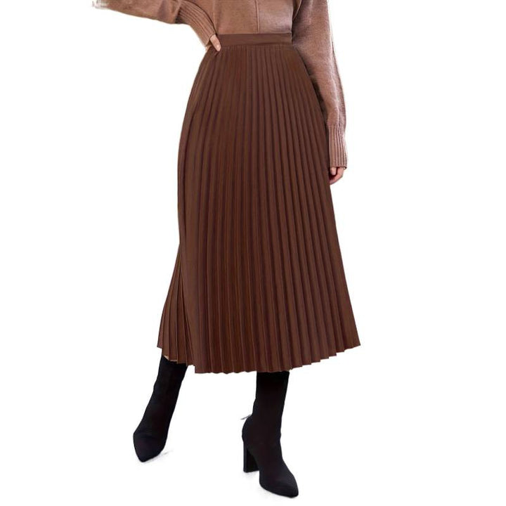 Damer plisserad kjol med hög midja och elegant utstrålning Mirla-Eva Jonsson