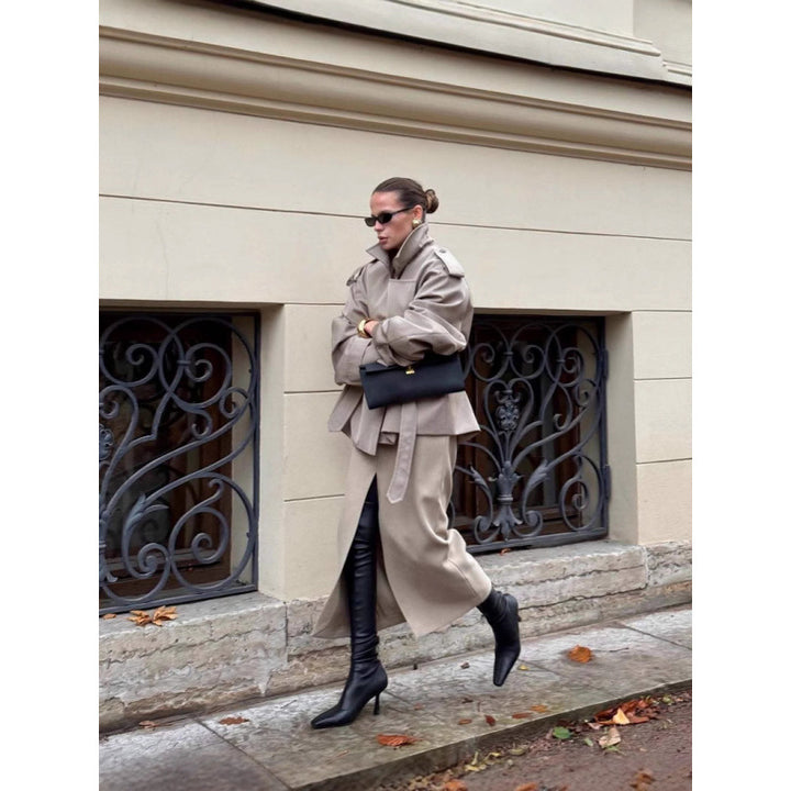 Damer plus size trench coat Mirla-Eva Jonsson