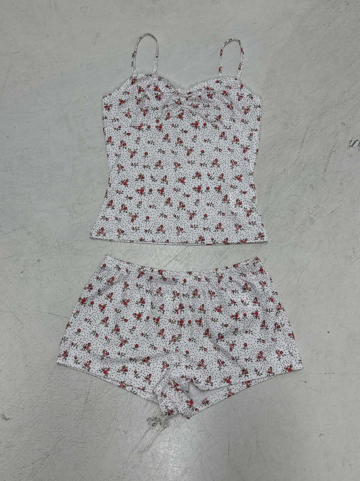 Damer pyjamaset med lekfullt blommönster och bekväm passform Mirla-Eva Jonsson