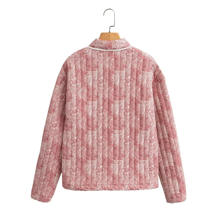 Damer quiltad kimono med blommönster Mirla-Eva Jonsson