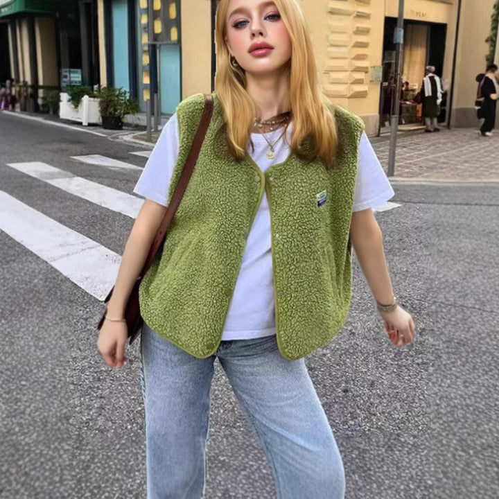 Damer quiltad väst med praktisk dragkedja Mirla-Eva Jonsson