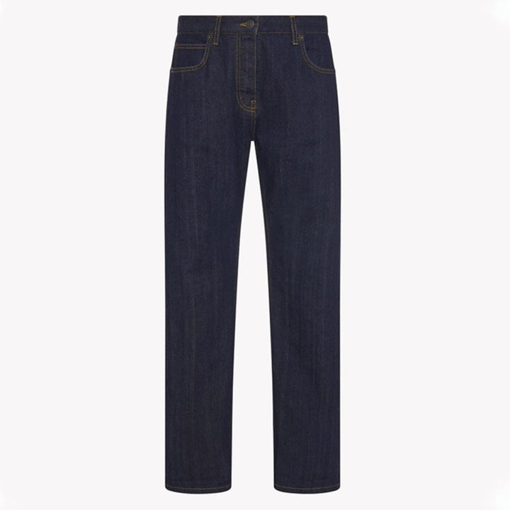 Damer raka jeans med hög midja Mirla-Eva Jonsson