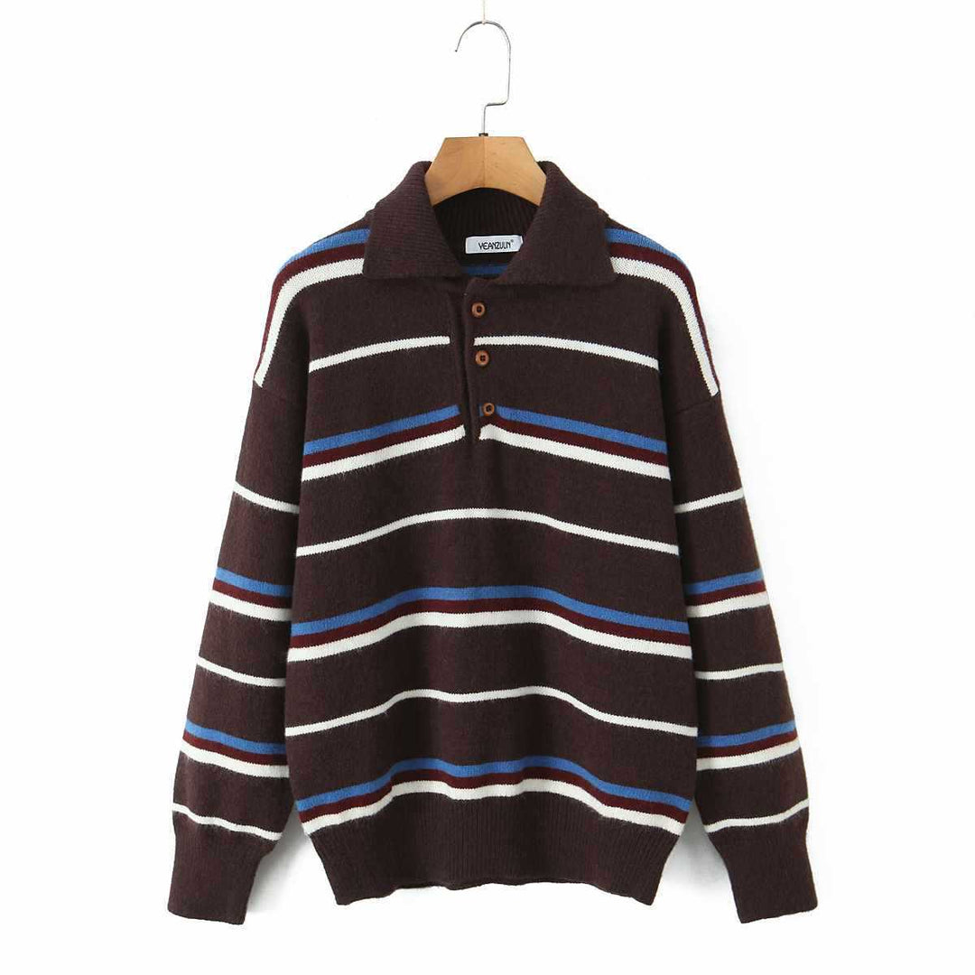 Damer randig Polo-Shirt Mirla-Eva Jonsson
