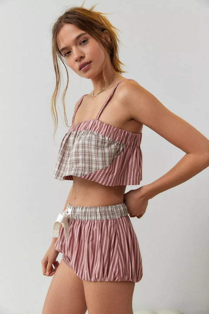 Damer randigt loungewear-set Eva Jonsson-Eva Jonsson