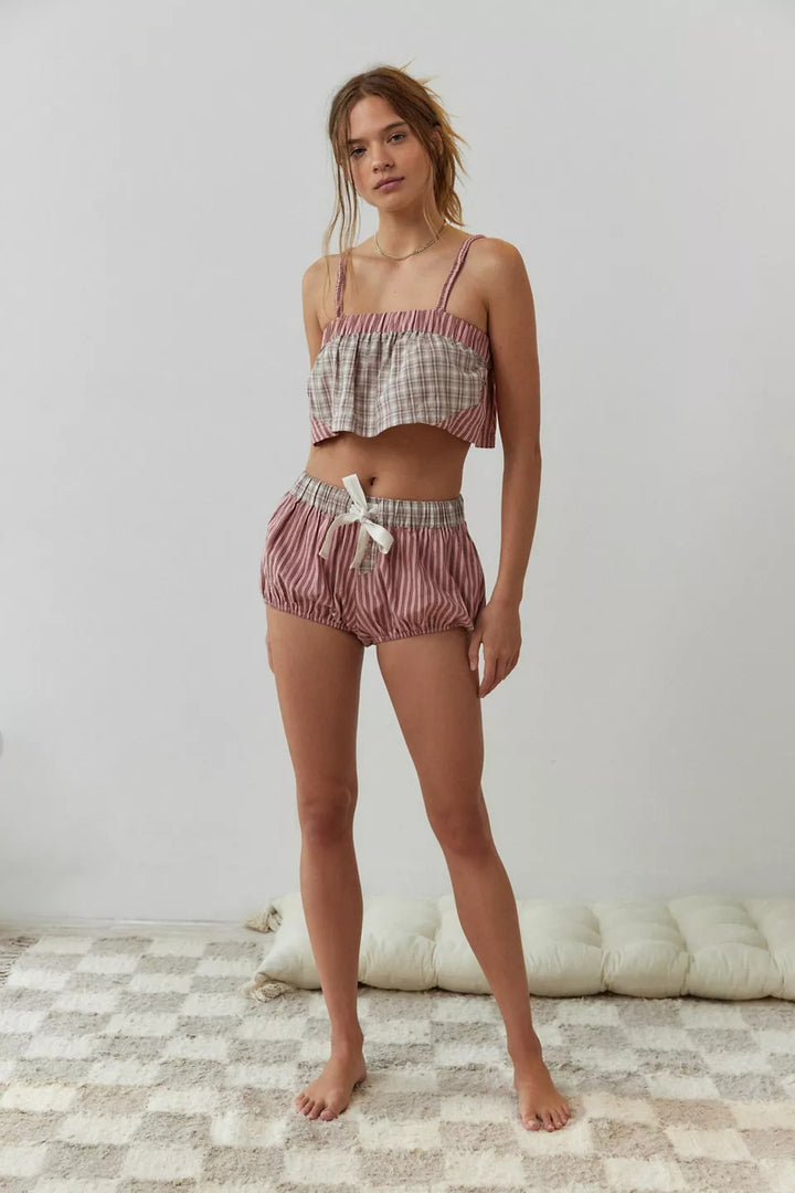 Damer randigt loungewear-set Eva Jonsson-Eva Jonsson