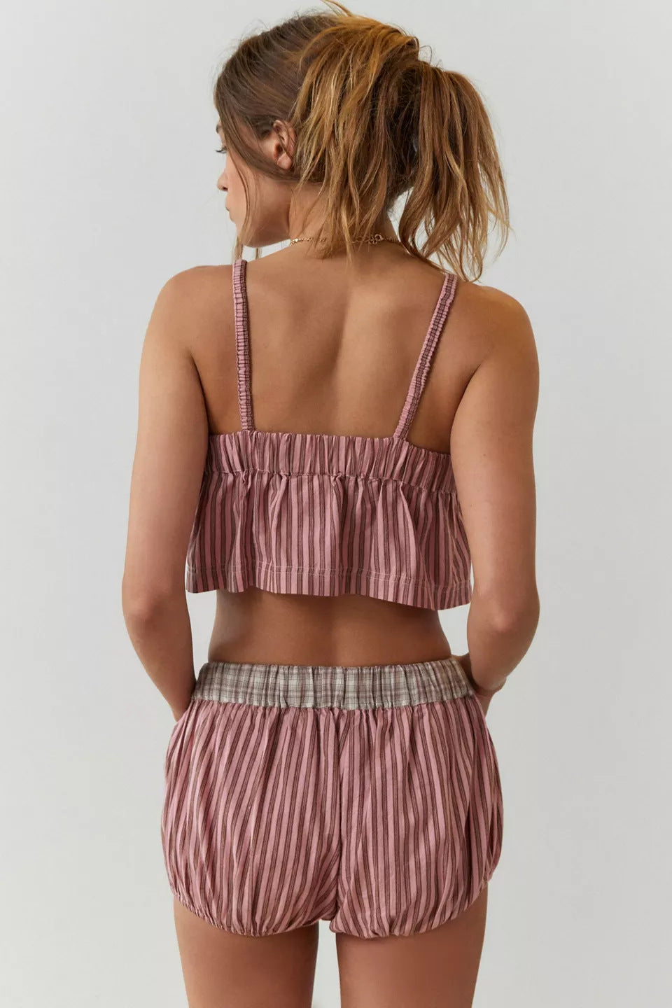 Damer randigt loungewear-set Eva Jonsson-Eva Jonsson