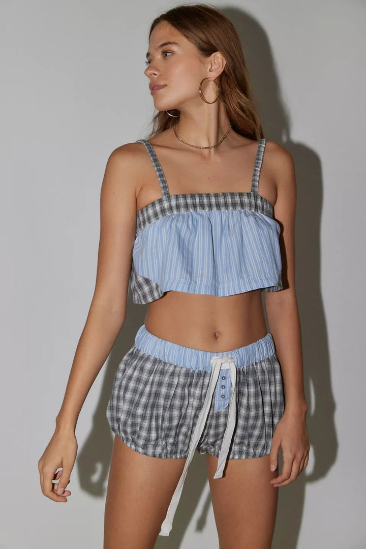 Damer randigt loungewear-set Eva Jonsson-Eva Jonsson