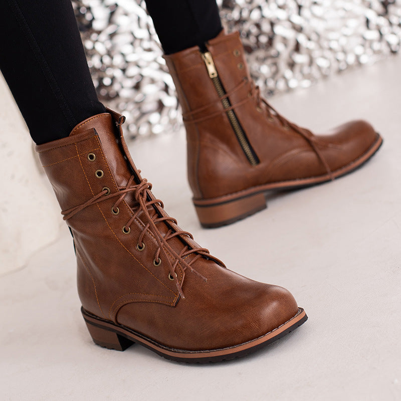 Damer robusta Lace-Up stövlar Mirla-Eva Jonsson
