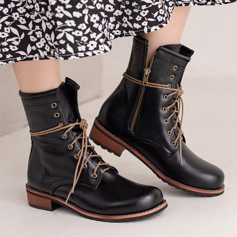 Damer robusta Lace-Up stövlar Mirla-Eva Jonsson