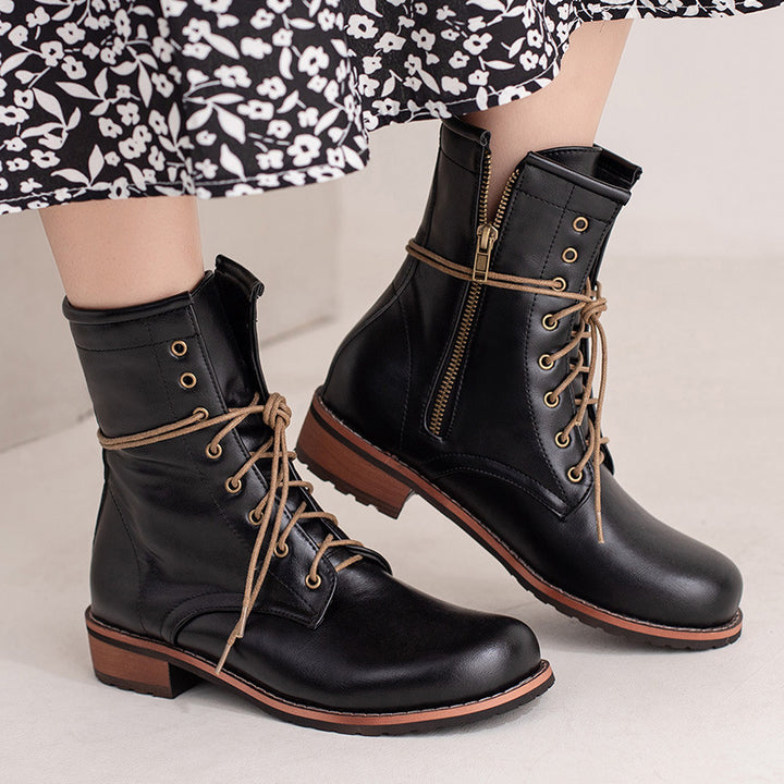 Damer robusta Lace-Up stövlar Mirla-Eva Jonsson