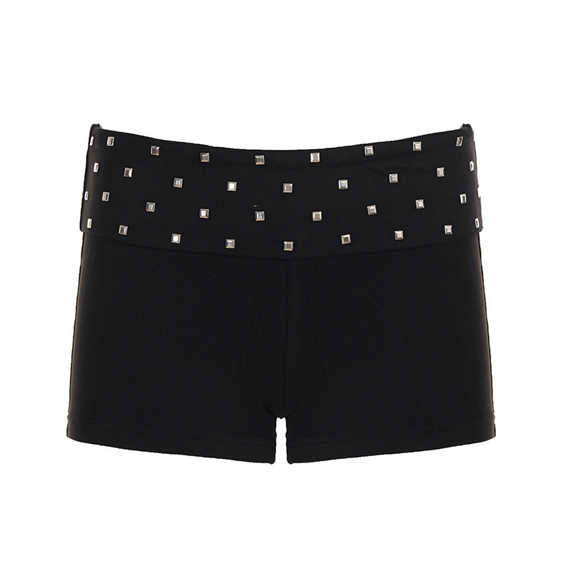Damer shorts med glittrande strassband Mirla-Eva Jonsson