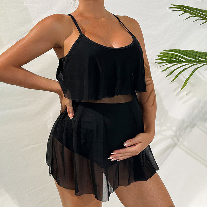 Damer simunderkläder med avslappnad babydoll-design och justerbara band Mirla-Eva Jonsson
