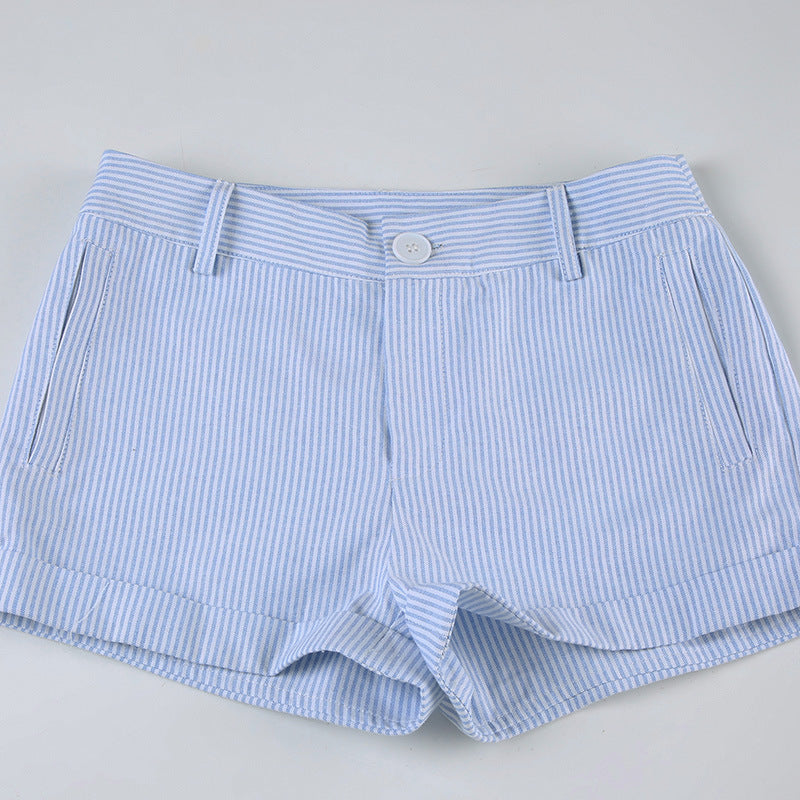 Damer sovshorts med elastisk midja och dekorativ snörning Mirla-Eva Jonsson