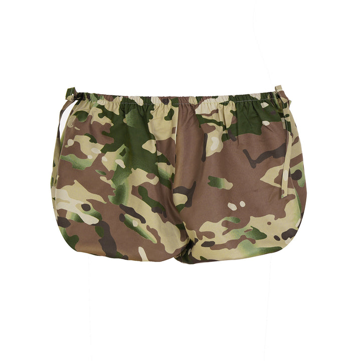 Damer sovshorts med elastisk midja och dekorativ snörning Mirla-Eva Jonsson