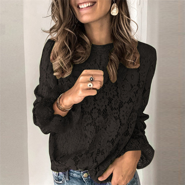 Damer spetsblus med elegant design Mirla-Eva Jonsson