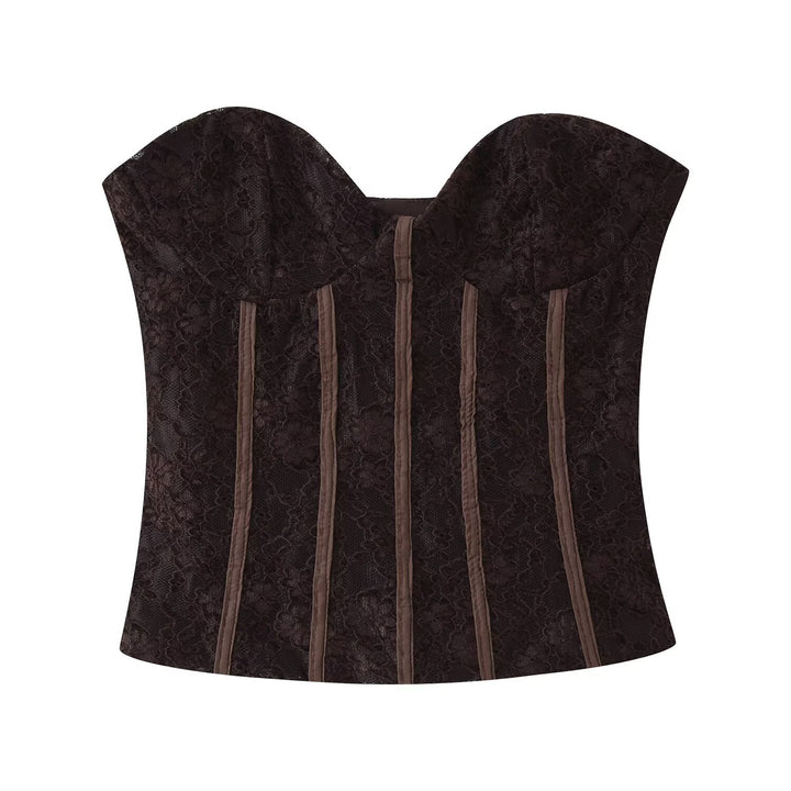 Damer spetskorsettöverdela med fördelaktig snitt Mirla-Eva Jonsson
