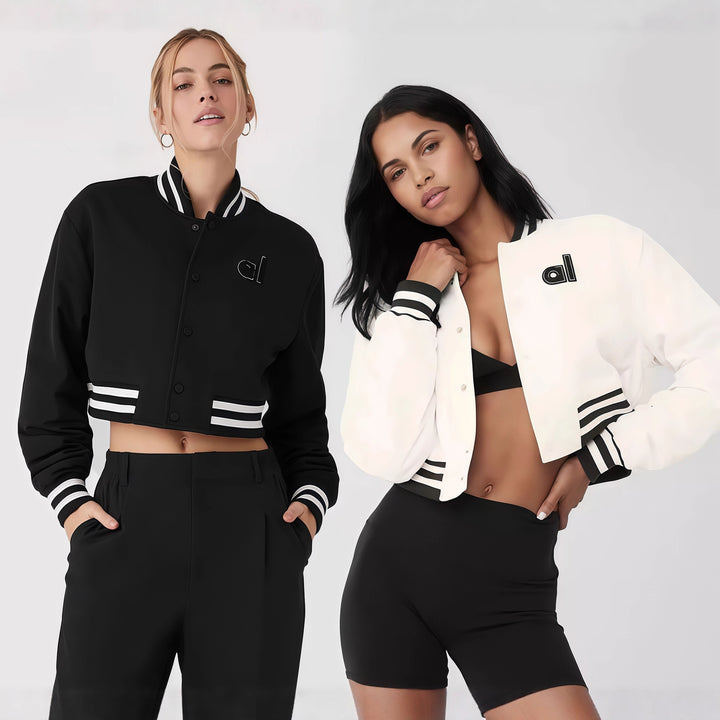 Damer sportig bomberjacka i modern design Mirla-Eva Jonsson