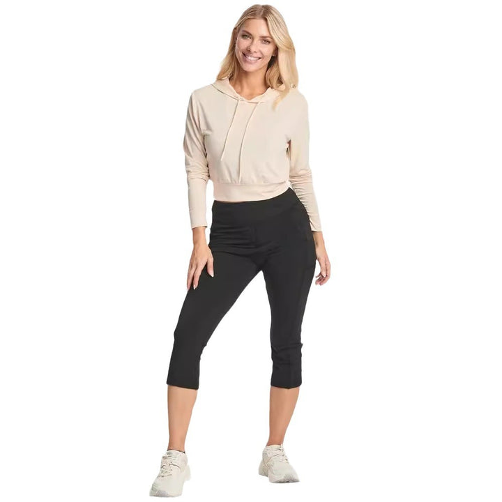Damer sportig cropped Hoodie Mirla-Eva Jonsson