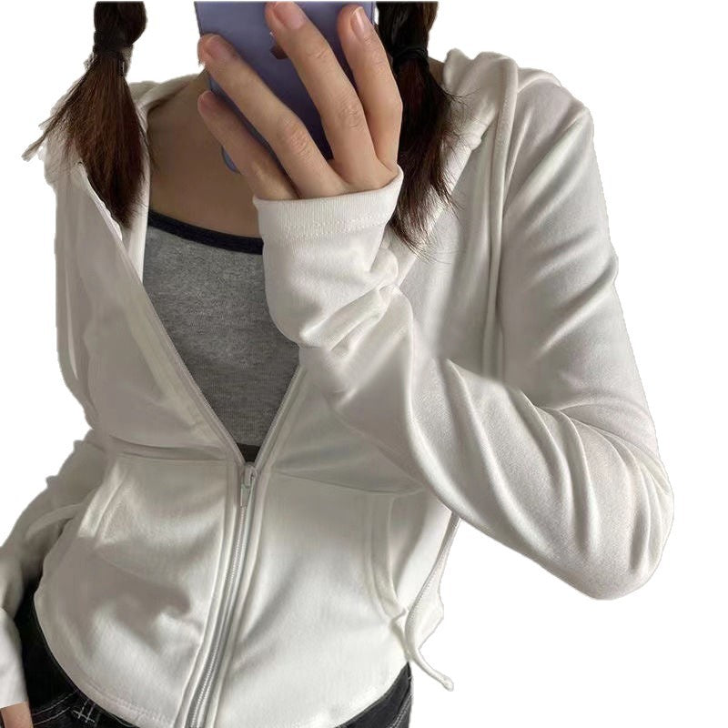 Damer sportig hoodie med dragkedja och bekväm passform Mirla-Eva Jonsson